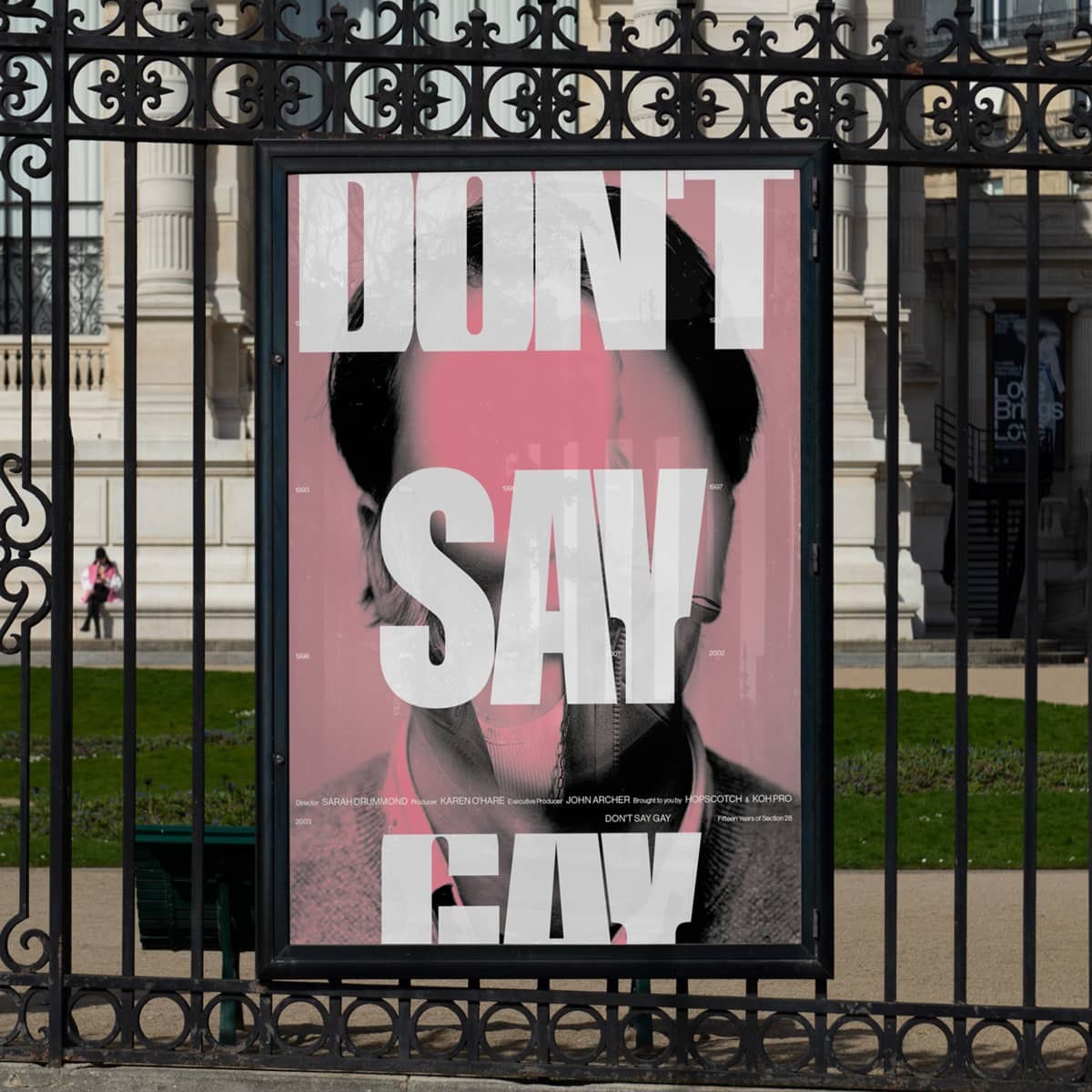 Don't Say Gay poster. Design, brand and Kickstarter materials